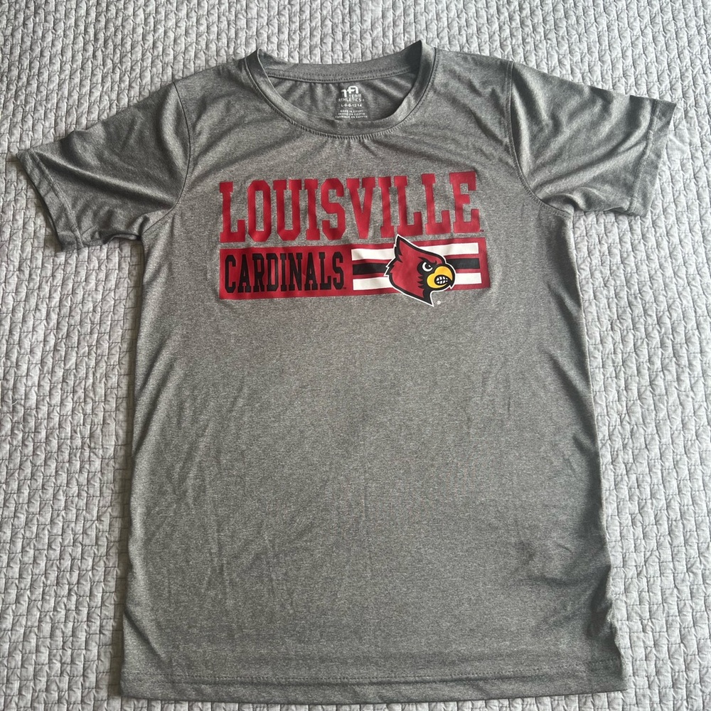 Louisville Cardinals Performance T-Shirt Size Youth L 12-14